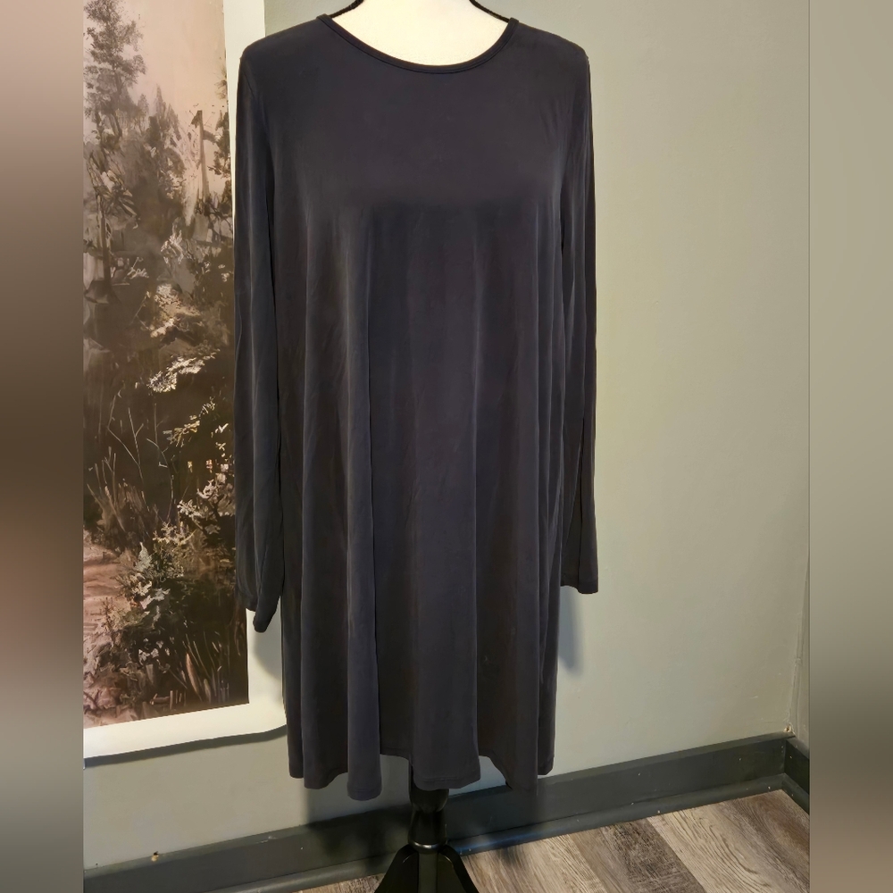 Madewell Nwot Black Long Sleeve Dress/tunic Super Soft. Size XL.